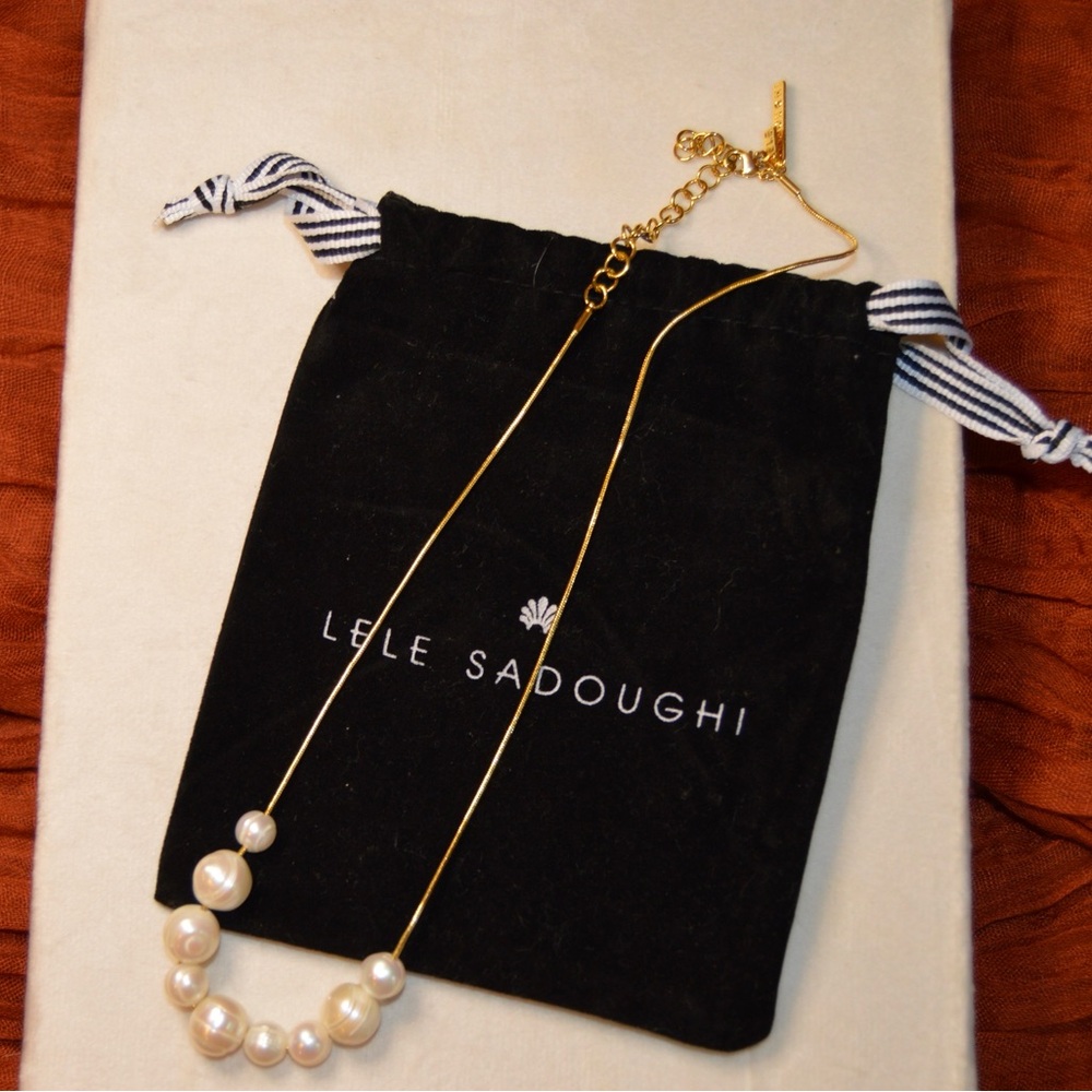 Lele Sadougi 'Freshwater Mix Baroque Pear' Necklace. Brand new with dust bag.